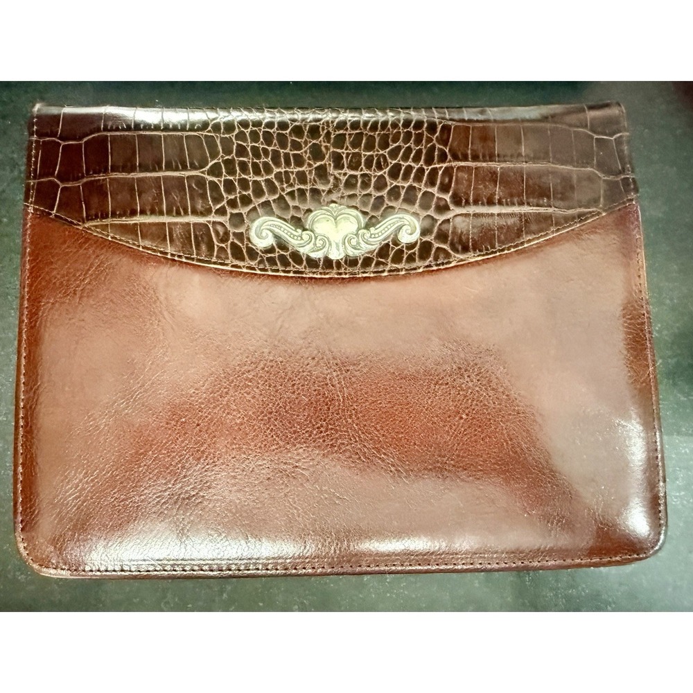 NOS Vintage Brighton Elegant Leather Agenda Planner 1999 Organizer $155